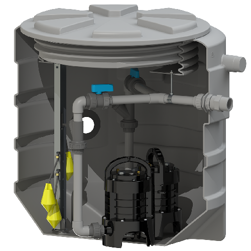 Système de relevage des eaux usées SANIFOS110 1 pompe SFA